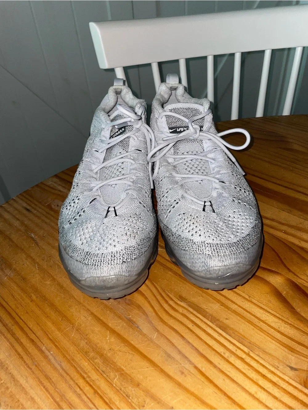 Nike Air VaporMax 2023 FlyKnit Pure Platinum Anthracite DV1678-002 Men's SZ 12
